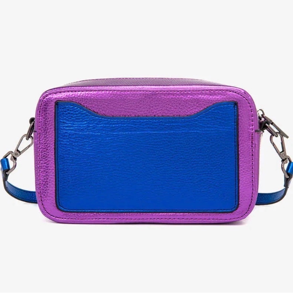 Kurt Geiger London Kensington Rainbow Leather Camera Crossbody Bag NWT - Picture 6 of 8